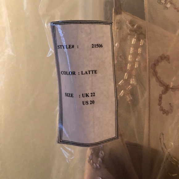 Beautiful Mori Lee beaded formal dress! Worn once - Picture 6 of 8